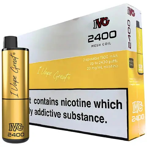 IVG 2400 4 in 1 Edition Disposables (Box Of 10) Mango Edition