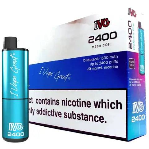 IVG 2400 4 In 1 Disposables (Box Of 10) Professor Blue