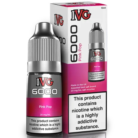 IVG 6000 Bar Salts Pink Pop