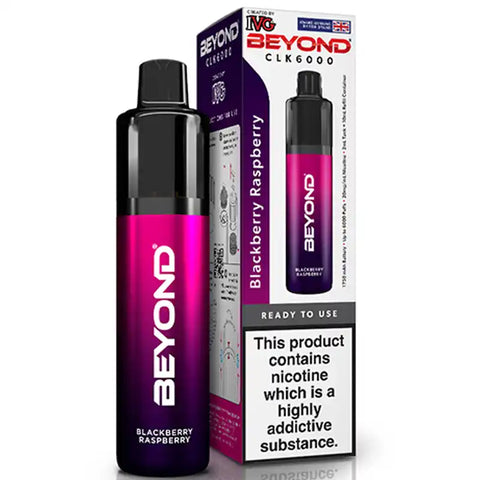 IVG Beyond CLK 6000 Disposable Pod Vape Blackberry Raspberry