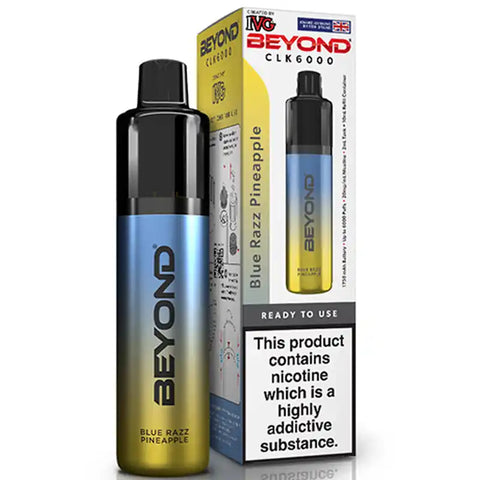IVG Beyond CLK 6000 Disposable Pod Vape Blue Razz Pineapple