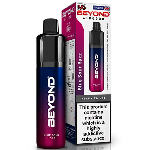 IVG Beyond CLK 6000 Disposable Pod Vape Blue Sour Razz
