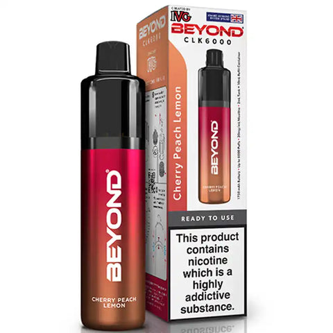 IVG Beyond CLK 6000 Disposable Pod Vape Cherry Peach Lemon