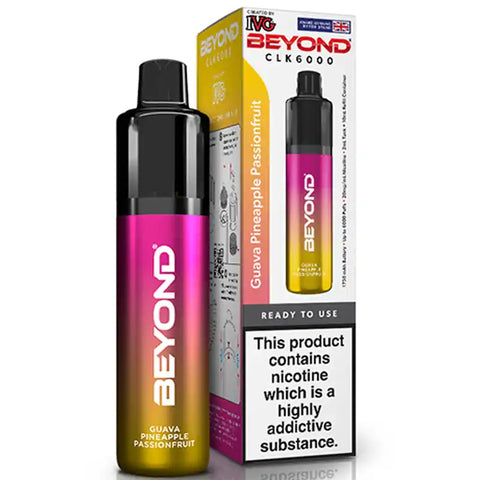 IVG Beyond CLK 6000 Disposable Pod Vape Guava Pineapple Passionfruit