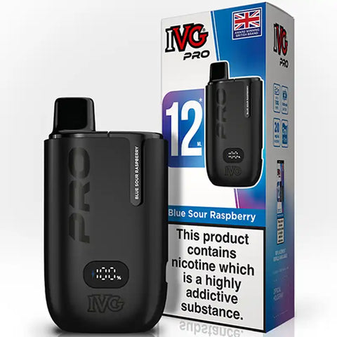 IVG Go Pro 12 Vape Pod Kit Blue Sour Raspberry