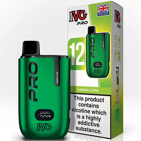 IVG Go Pro 12 Vape Pod Kit Lemon Lime