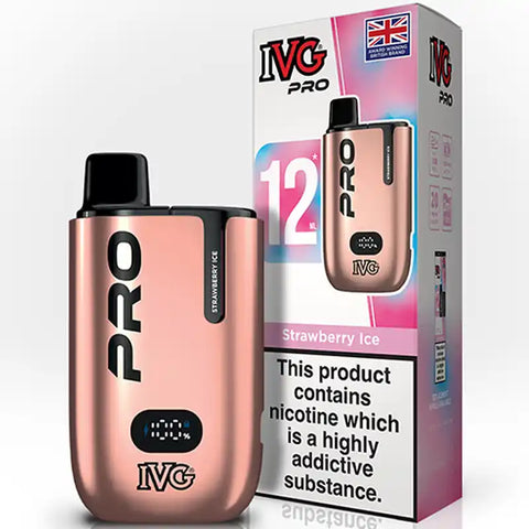 IVG Go Pro 12 Vape Pod Kit Strawberry Ice