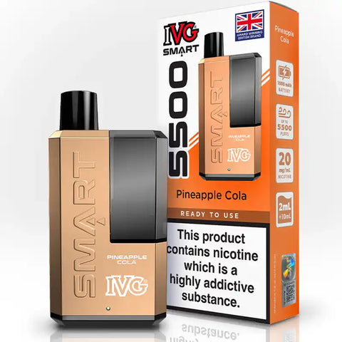 IVG Smart 5500 Rechargeable Pod Vape Kit Pineapple Cola