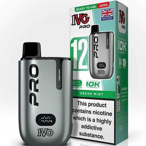 IVG Pro 12 Vape Pod Kit Fresh Mint