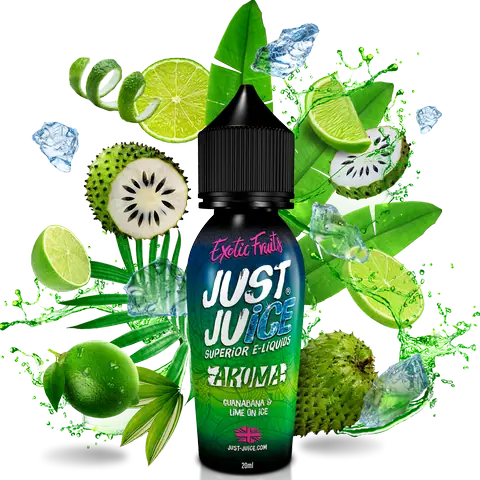 Just Juice Exotic Aroma Longfill 20ml Guanabana & Lime On Ice
