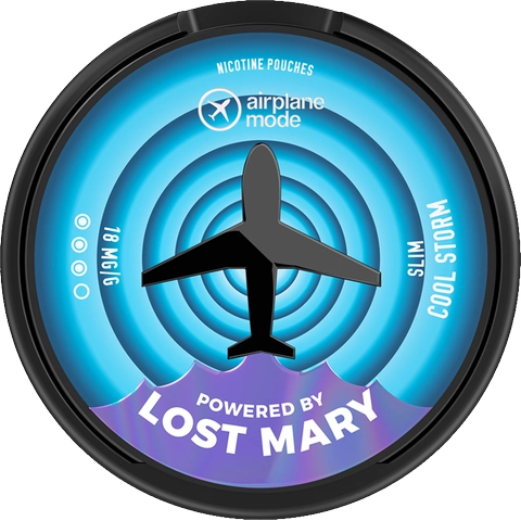 Lost Mary Airplane Mode Nicotine Pouches 18mg Cool Storm