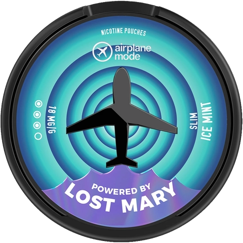 Lost Mary Airplane Mode Nicotine Pouches 18mg Ice Mint