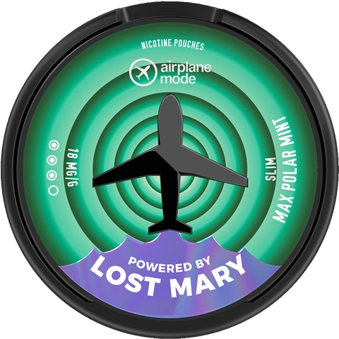 Lost Mary Airplane Mode Nicotine Pouches 18mg Max Polar Ice