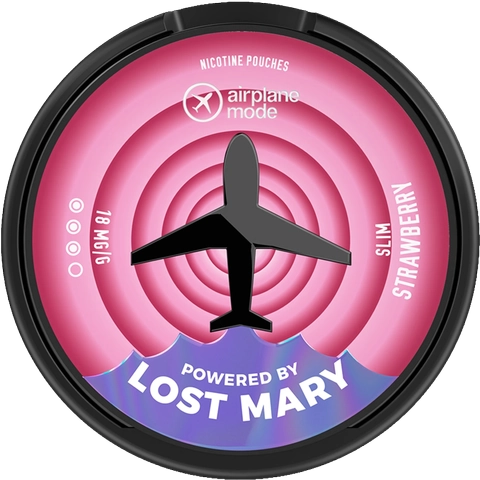Lost Mary Airplane Mode Nicotine Pouches 18mg Strawberry