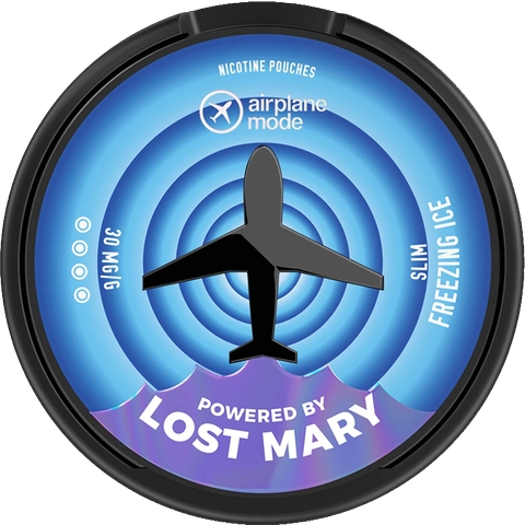 Lost Mary Airplane Mode Nicotine Pouches 30mg Freezing Ice