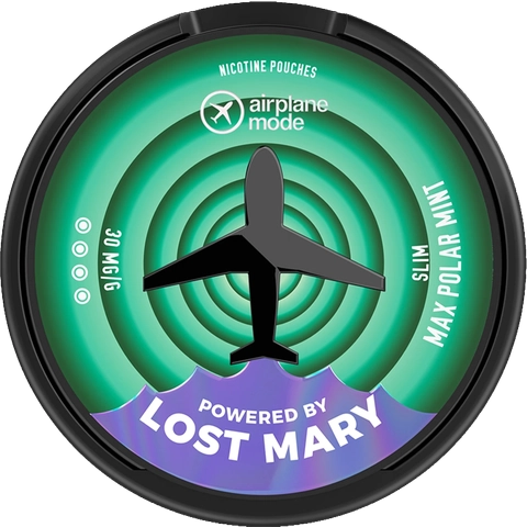 Lost Mary Airplane Mode Nicotine Pouches 30mg Max Polar Ice