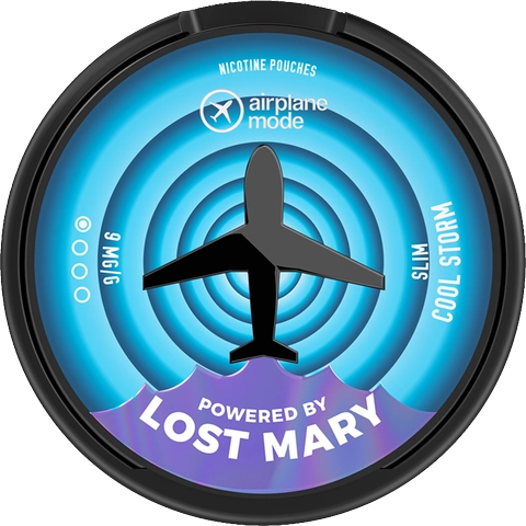 Lost Mary Airplane Mode Nicotine Pouches 9mg Cool Storm