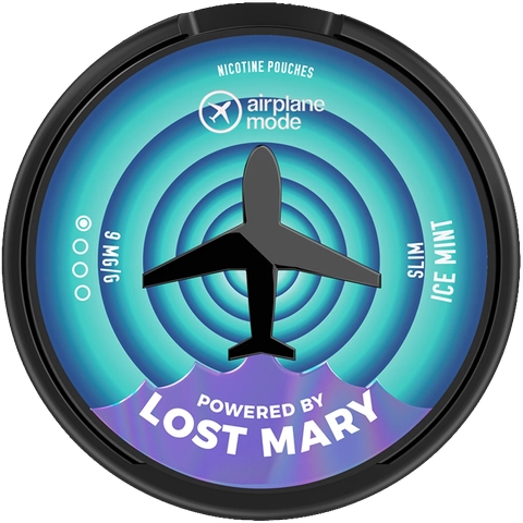 Lost Mary Airplane Mode Nicotine Pouches 9mg Ice Mint