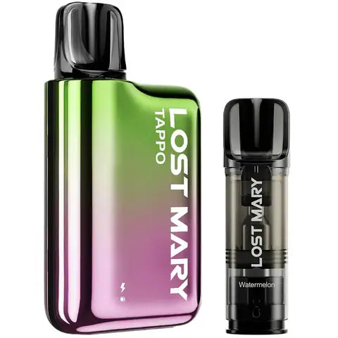 Lost Mary Tappo Pod Kit Green Pink - Watermelon Ice