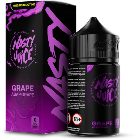 Nasty Juice 50ml Shortfill Juice Range Asap Grape
