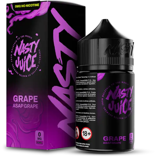 Nasty Juice 50ml Shortfill Juice Range Asap Grape