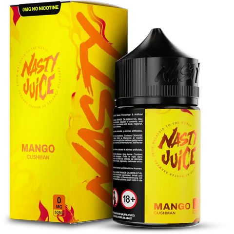 Nasty Juice 50ml Shortfill Juice Range Cush man