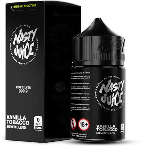 Nasty Juice Tobacco Series 50ml Shortfill Silver