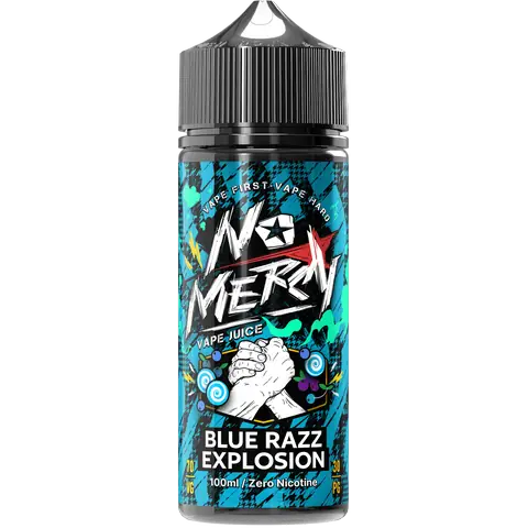 No Mercy 100ml Vape Juice Blue Razz Explosion