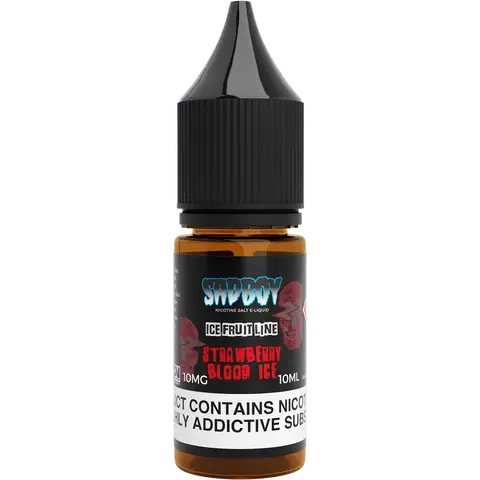 SadBoy 10ml Nic Salts 10mg Strawberry Blood Ice