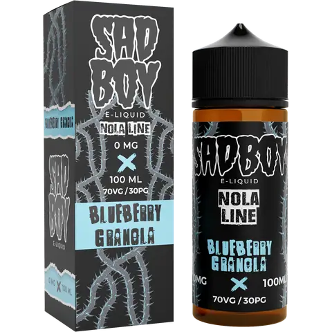 SadBoy 100ml Shortfill Vape Juice Blueberry Granola