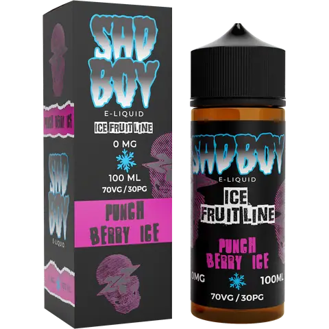 SadBoy 100ml Shortfill Vape Juice Punch Berry Ice