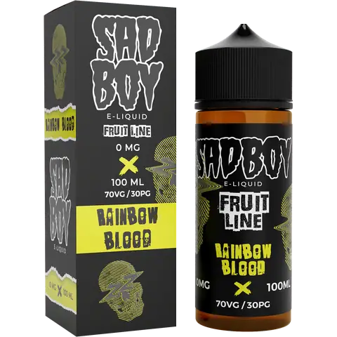 SadBoy 100ml Shortfill Vape Juice Rainbow Blood