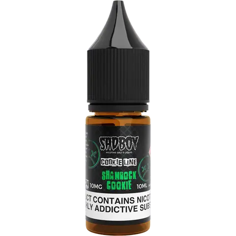 SadBoy 10ml Nic Salts 10mg Shamrock Cookie