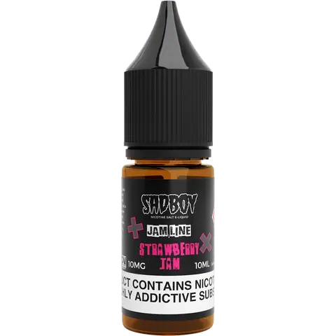 SadBoy 10ml Nic Salts 10mg Strawberry Jam