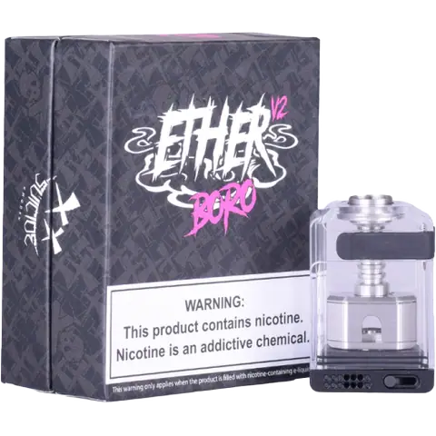 Suicide Mods Ether Boro V2 Boro RBA Stainless Steel