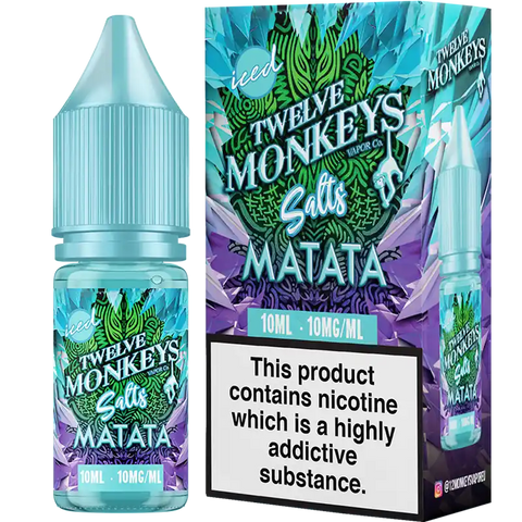 Twelve Monkeys Iced 10ml Nic Salts Matata 10mg