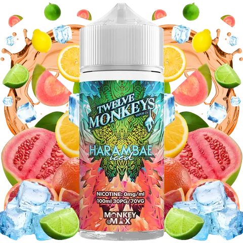 Twelve Monkeys 100ml Shortfills 2024 Edition Harambae Iced