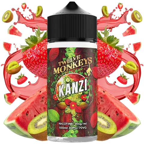 Twelve Monkeys 100ml Shortfills 2024 Edition Kanzi