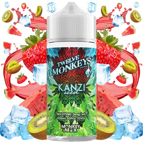 Twelve Monkeys 100ml Shortfills 2024 Edition Kanzi Iced