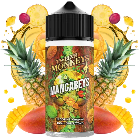 Twelve Monkeys 100ml Shortfills 2024 Edition Mangabeys
