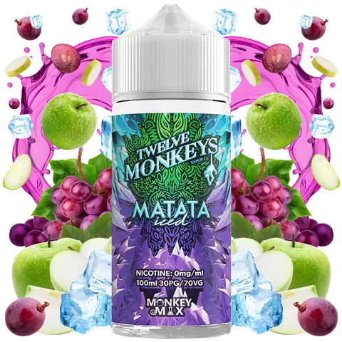Twelve Monkeys 100ml Shortfills 2024 Edition Matata Iced