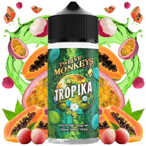 Twelve Monkeys 100ml Shortfills 2024 Edition Tropika