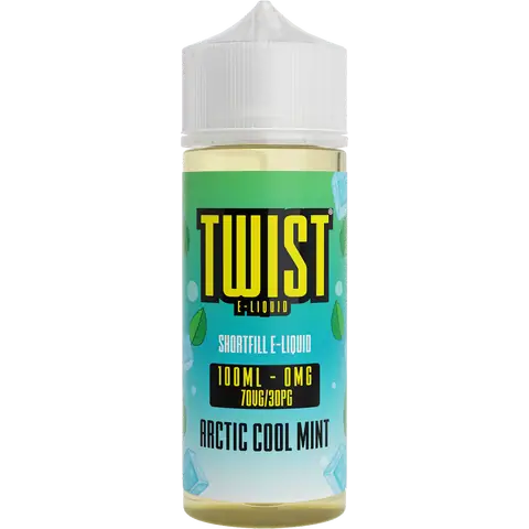 Twist 100ml Shortfill Vape Juice Arctic Cool Mint