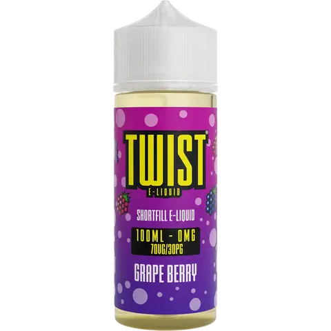 Twist 100ml Shortfill Vape Juice Grape Berry