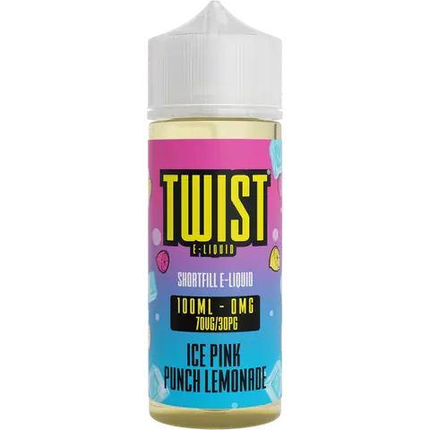Twist 100ml Shortfill Vape Juice Ice Pink Punch Lemonade