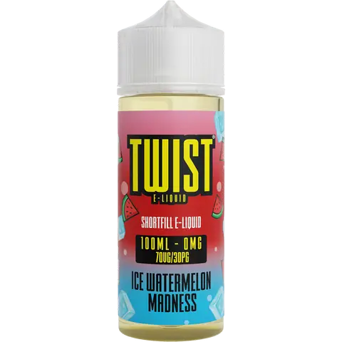Twist 100ml Shortfill Vape Juice Ice Watermelon Madness
