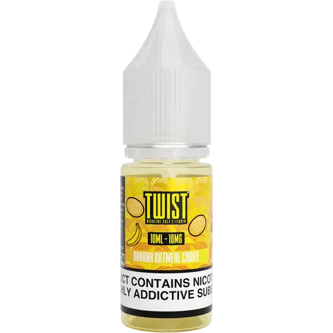 Twist 10ml Nic Salts 10mg Banana Oatmeal Cookie