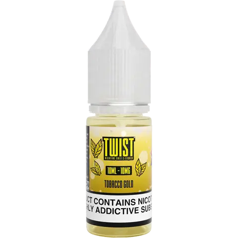 Twist 10ml Nic Salts 10mg Tobacco Gold
