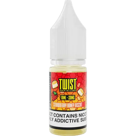 Twist 10ml Nic Salts 20mg Strawberry Honey Biscuit