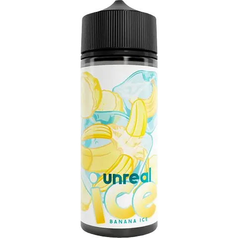 Unreal Ice 100ml Shortfill Vape Juice Banana Ice